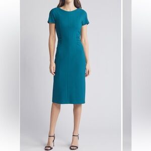 Boss Teal Midi Dress